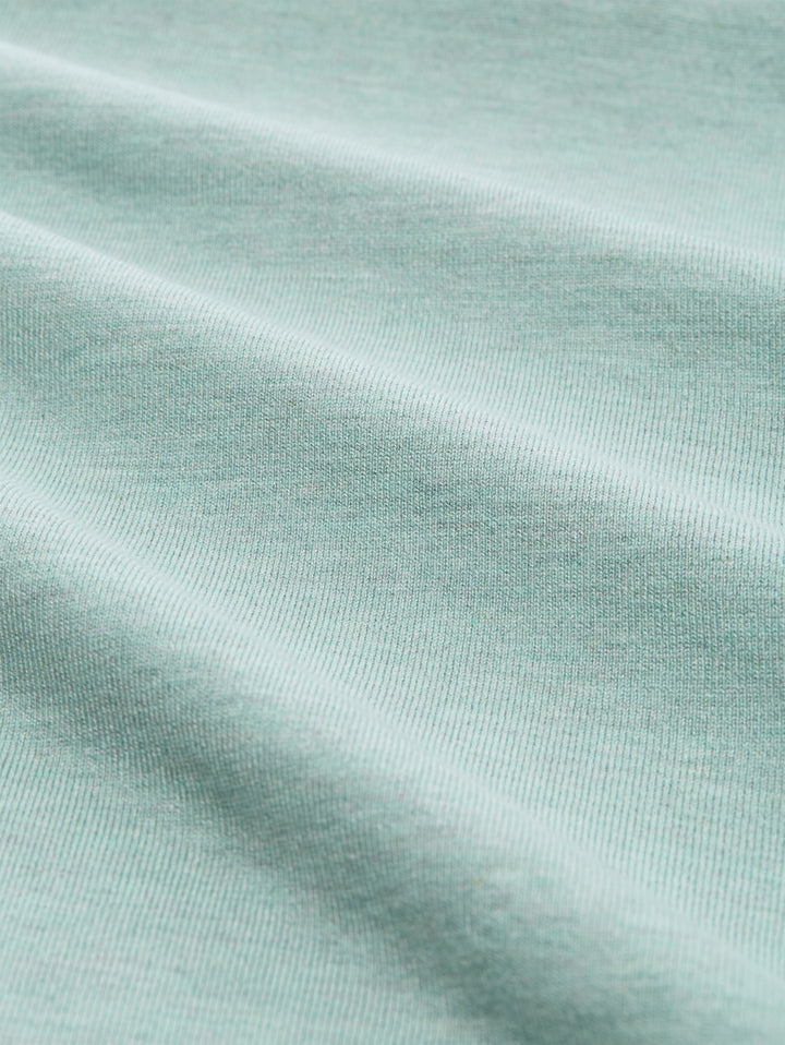 soft knit polo, soft greyish green melange 39549 Bild 2