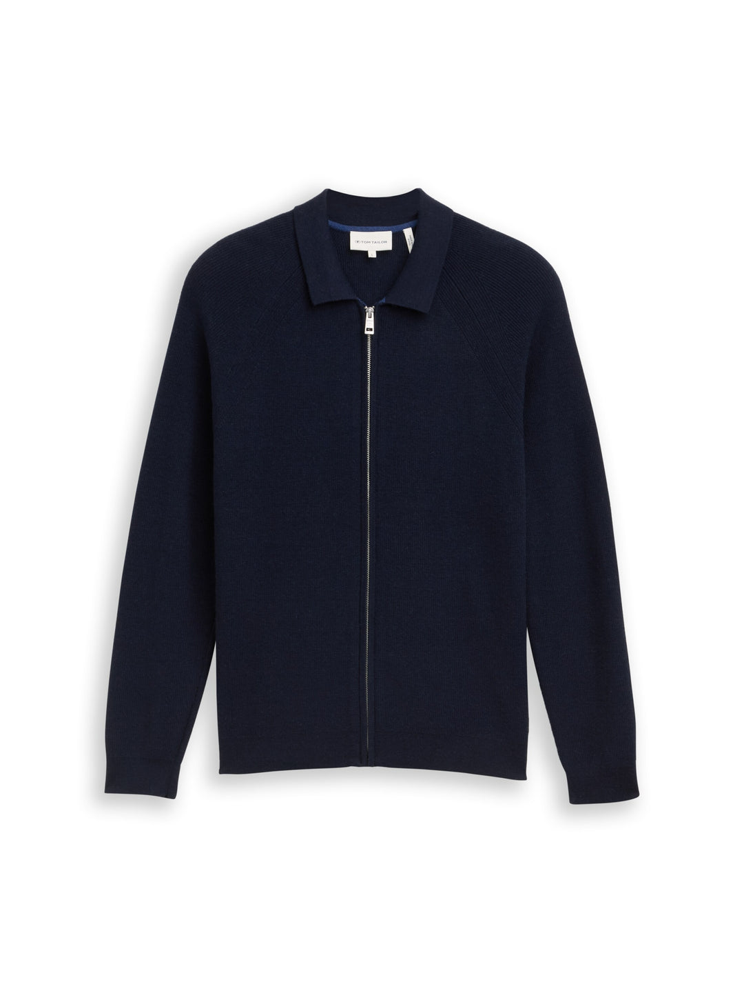 soft knit zip jacket, Knitted Navy Melange 13160 Bild 1