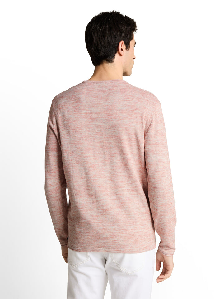 space dye knit pullover, chili red multicolor space dye 39786 Bild 4