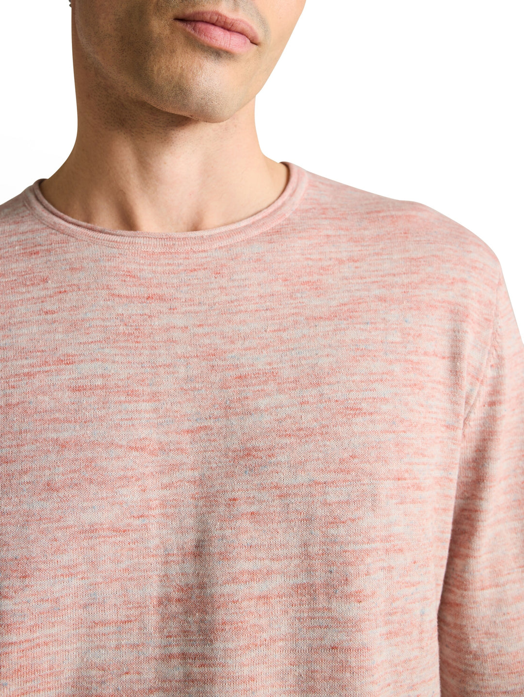 space dye knit pullover, chili red multicolor space dye 39786 Bild 5