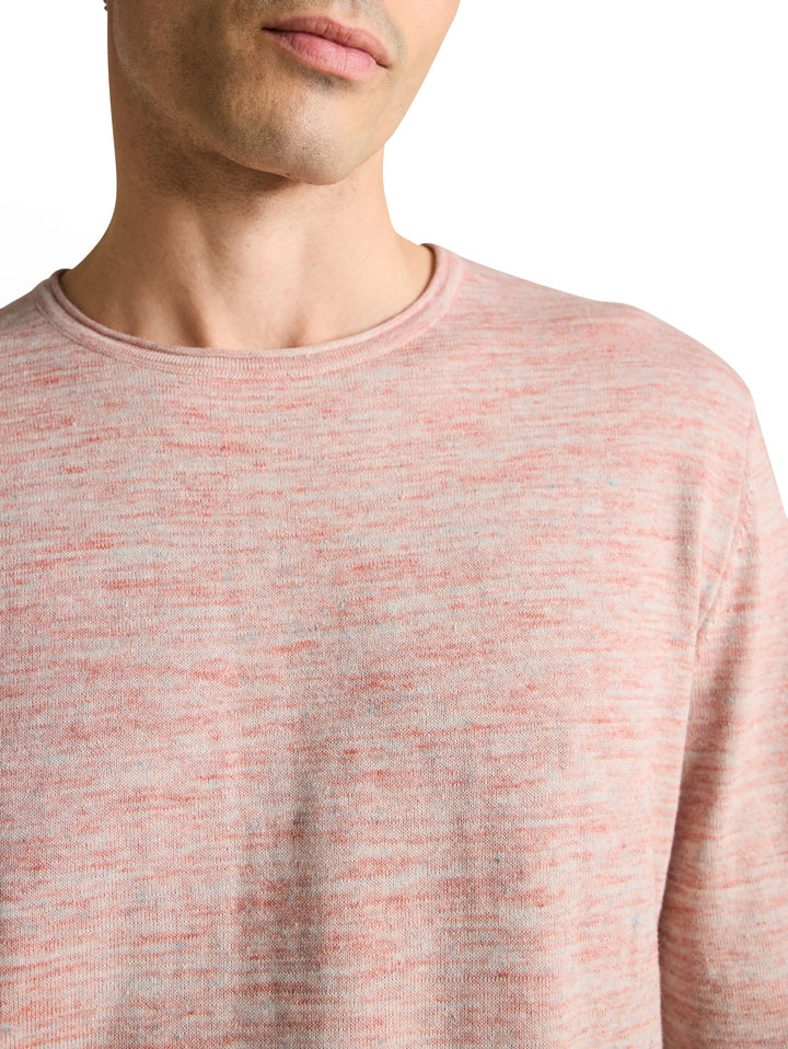 space dye knit pullover, chili red multicolor space dye 39786 Bild 5