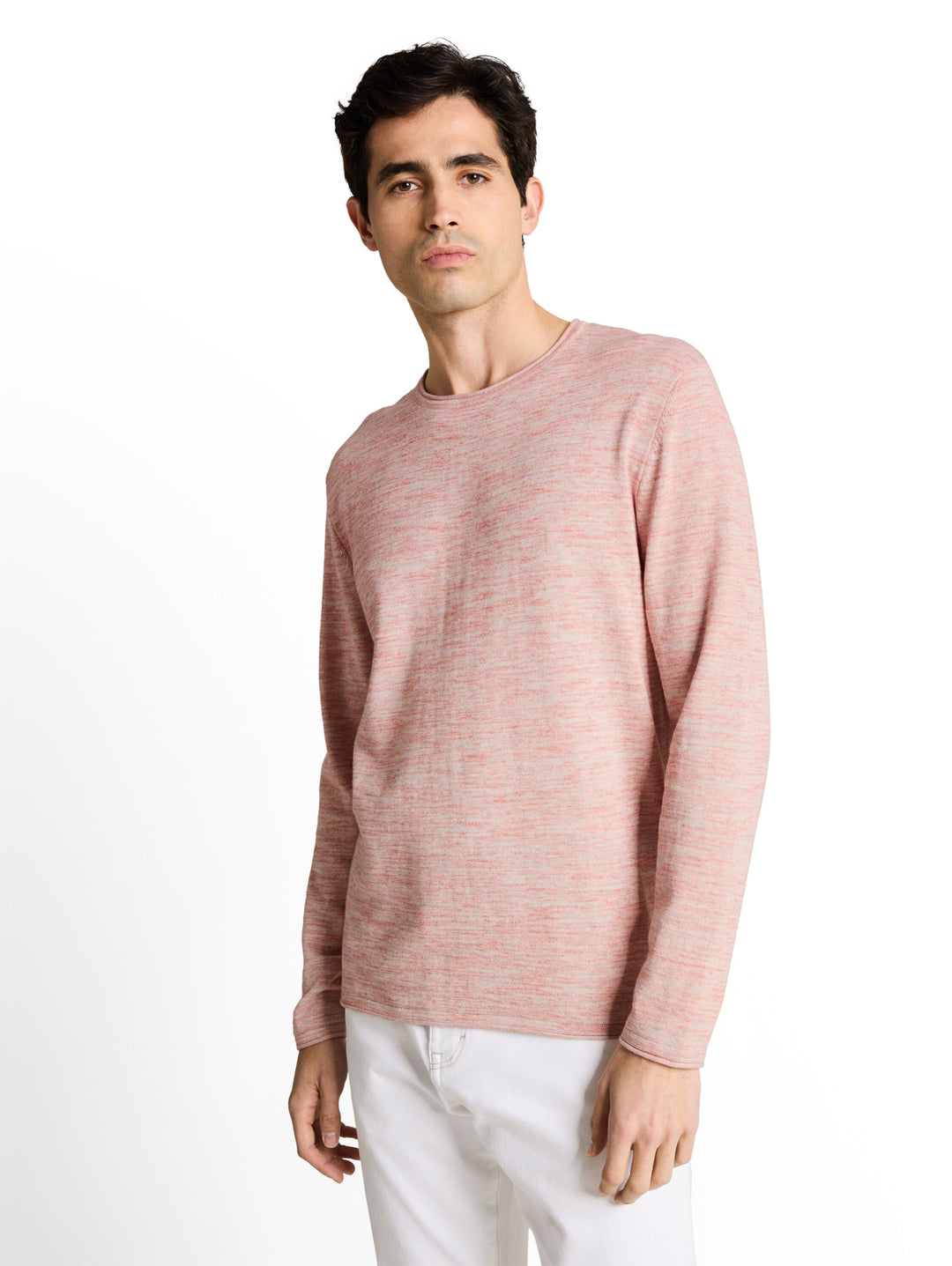 space dye knit pullover, chili red multicolor space dye 39786 Bild 6