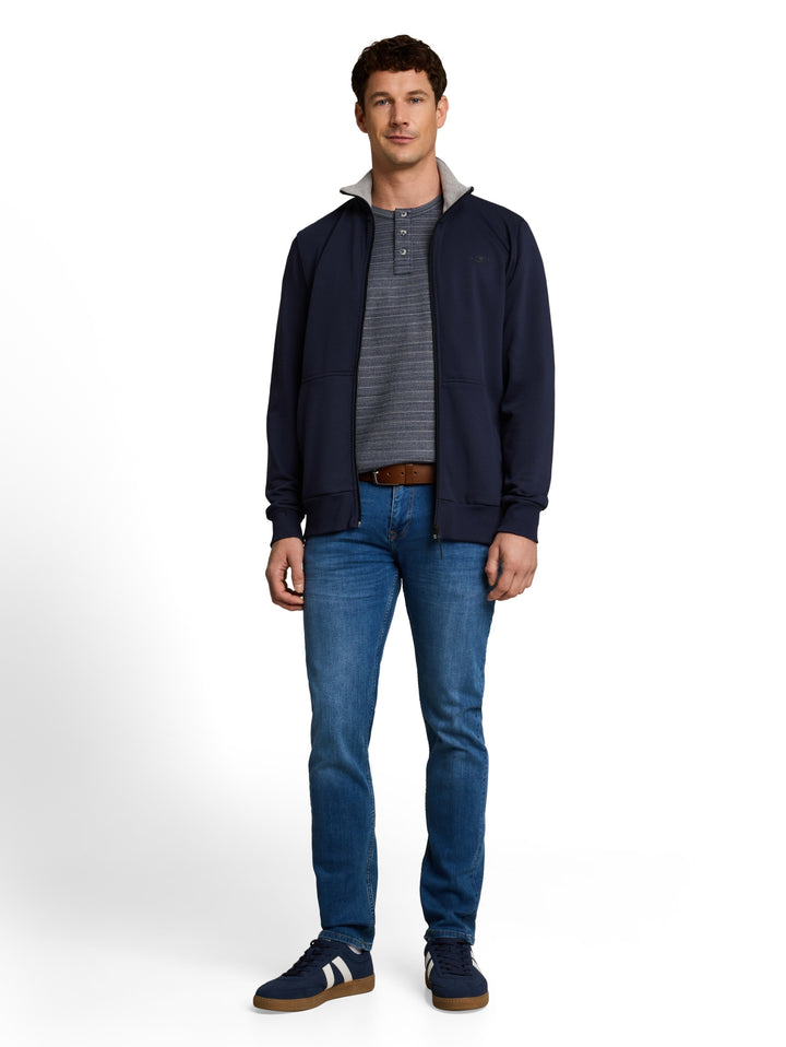 spacedye henley, blue mint inject structure 40939 Bild 3