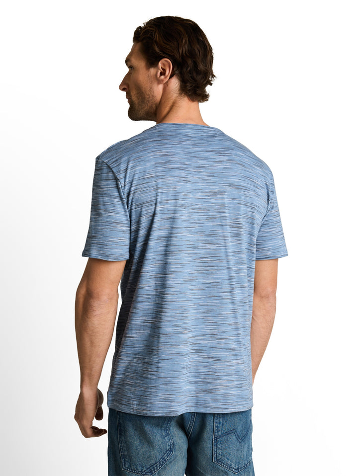 spacedye t-shirt, blue multicolor inject 39853 Bild 4