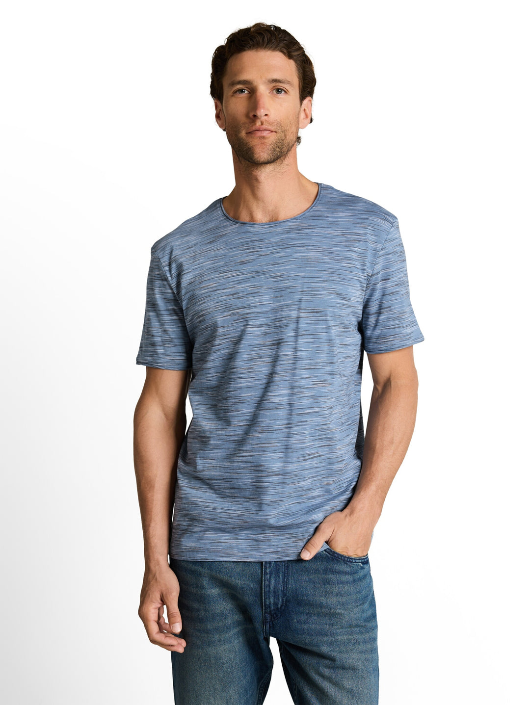 spacedye t-shirt, blue multicolor inject 39853 Bild 5