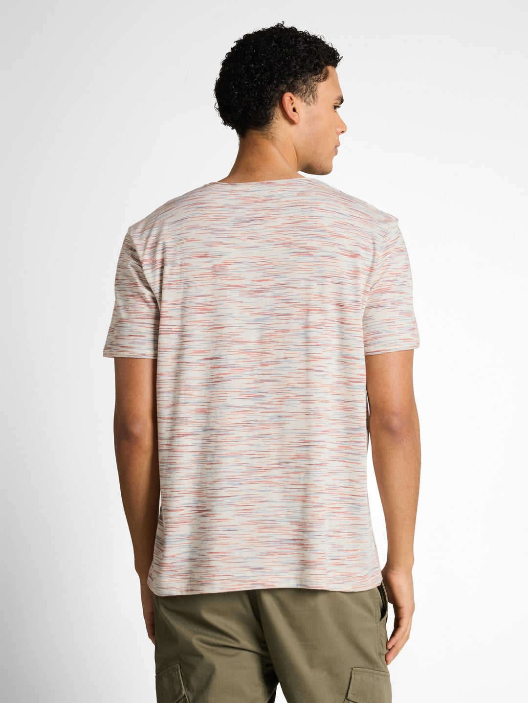 spacedye t-shirt, white orange blue multi inject 39850 Bild 4