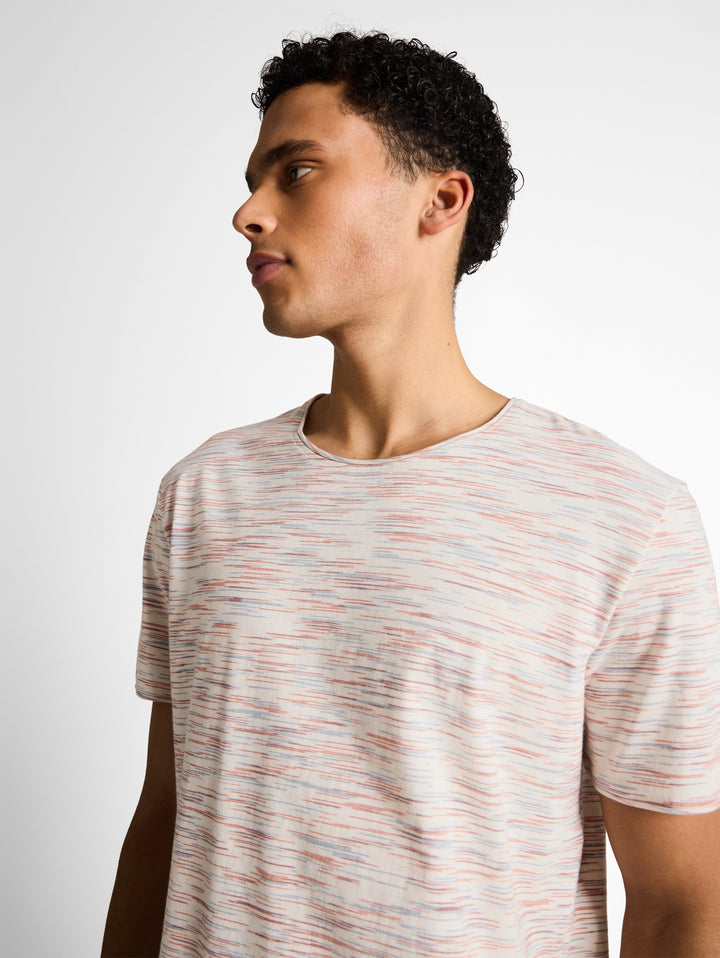 spacedye t-shirt, white orange blue multi inject 39850 Bild 5