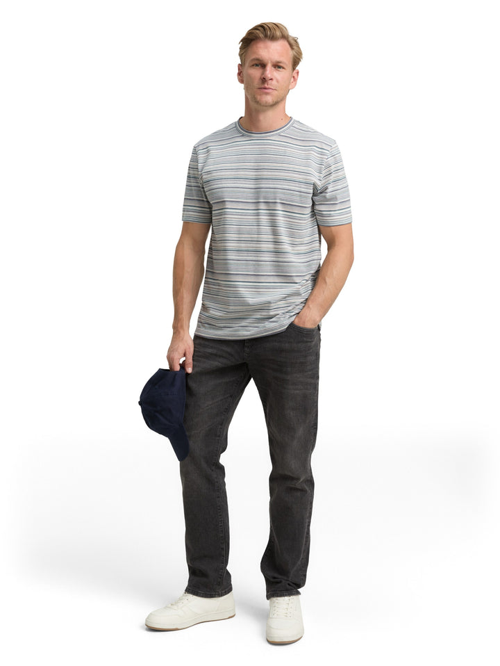 striped t-shirt, white multicolor stripes 38604 Bild 3