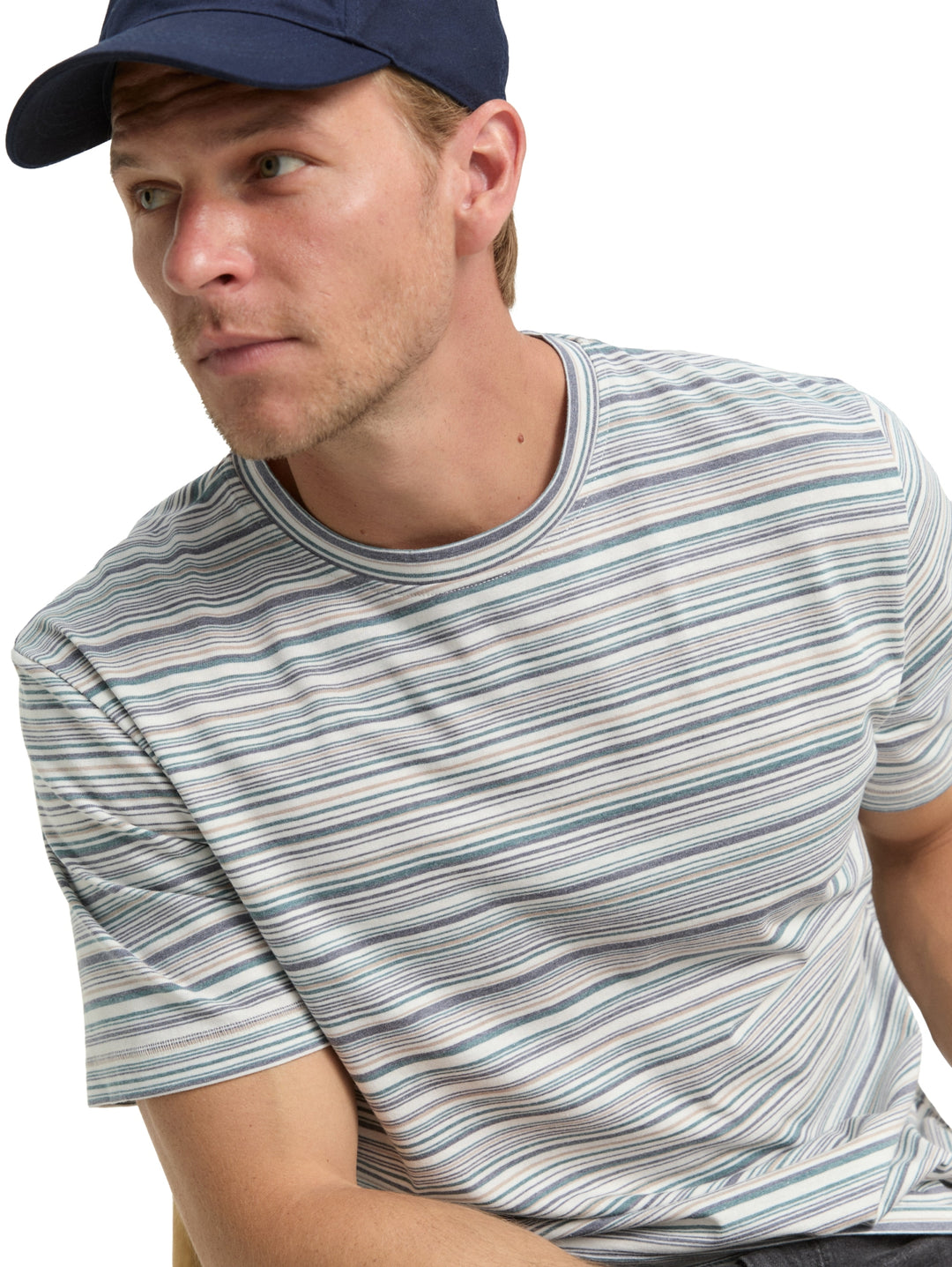 striped t-shirt, white multicolor stripes 38604 Bild 6