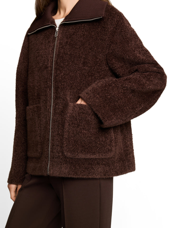 structured cosy jacket, java dark structure 41070 Bild 5