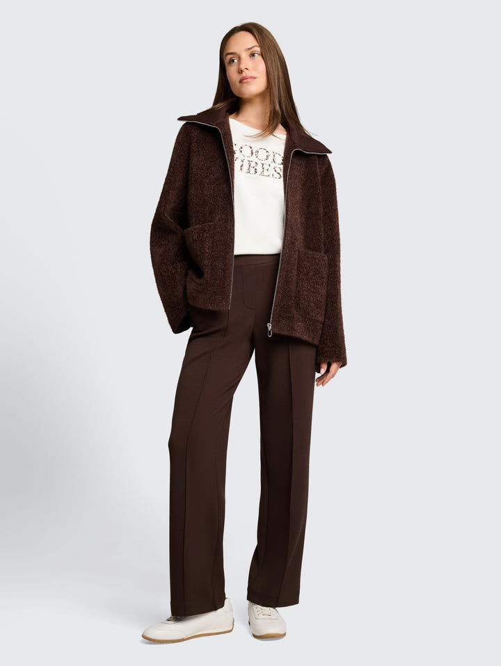 structured cosy jacket, java dark structure 41070 Bild 7