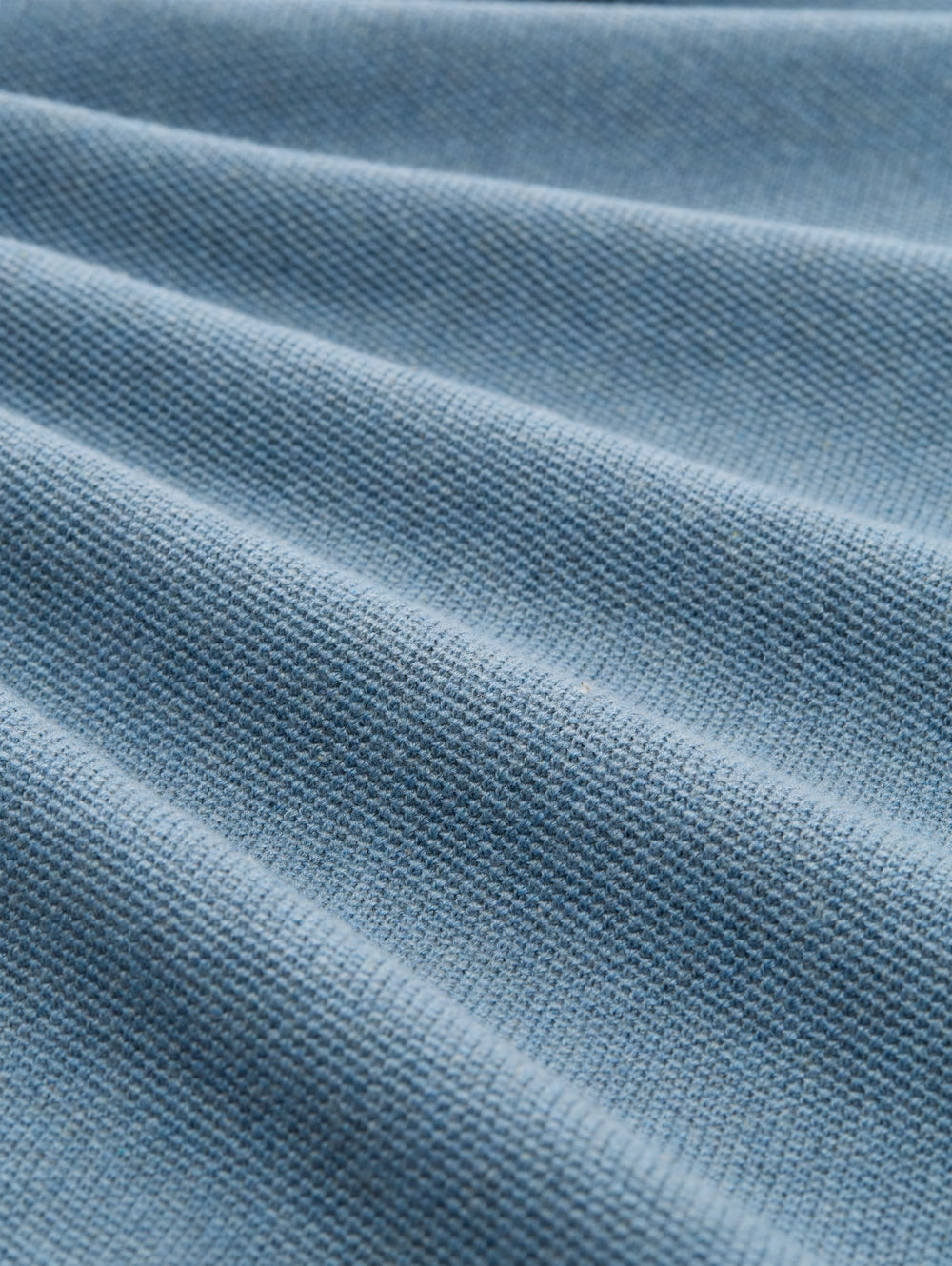 structured crewneck knit, faded blue melange 39094 Bild 2
