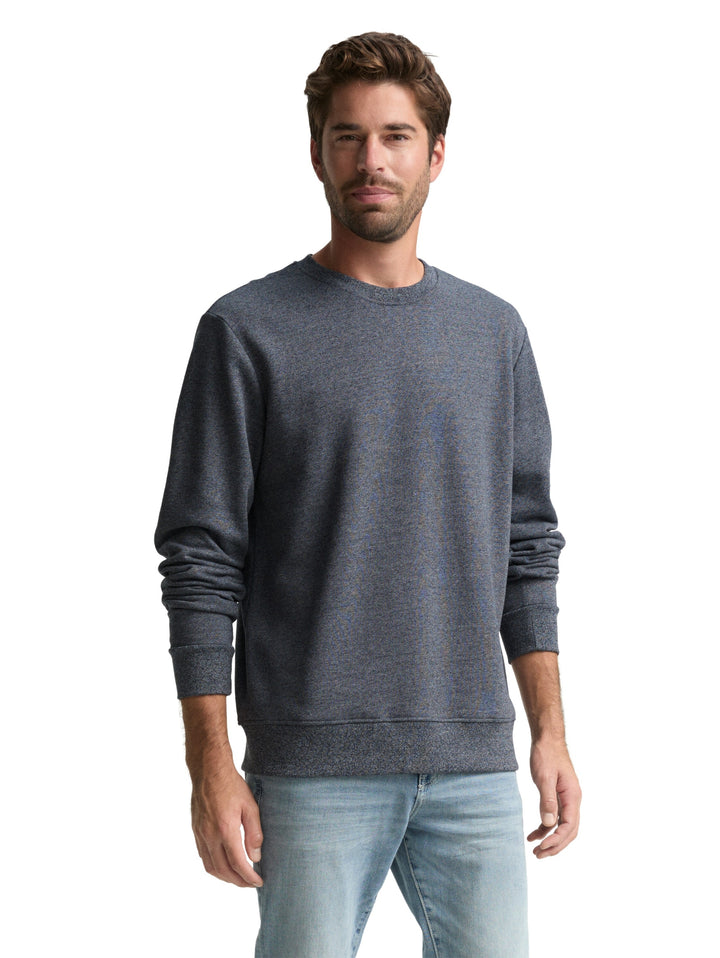 structured crewneck, navy grindle structure 19932 Bild 11