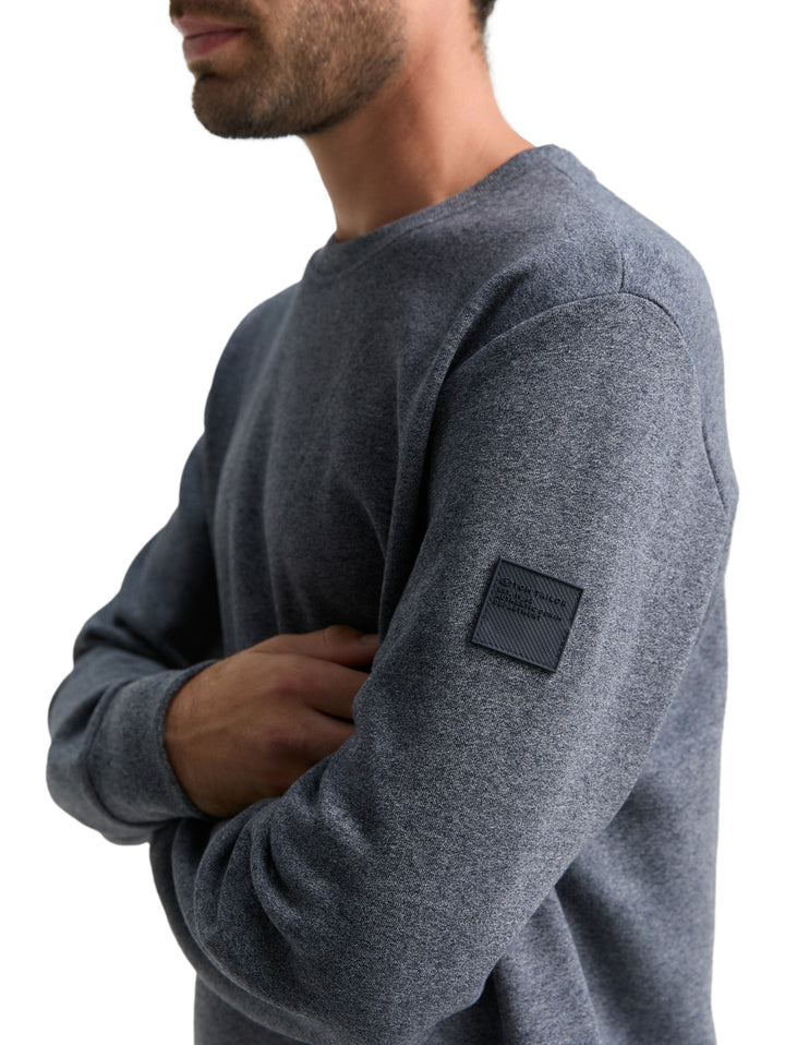 structured crewneck, navy grindle structure 19932 Bild 12