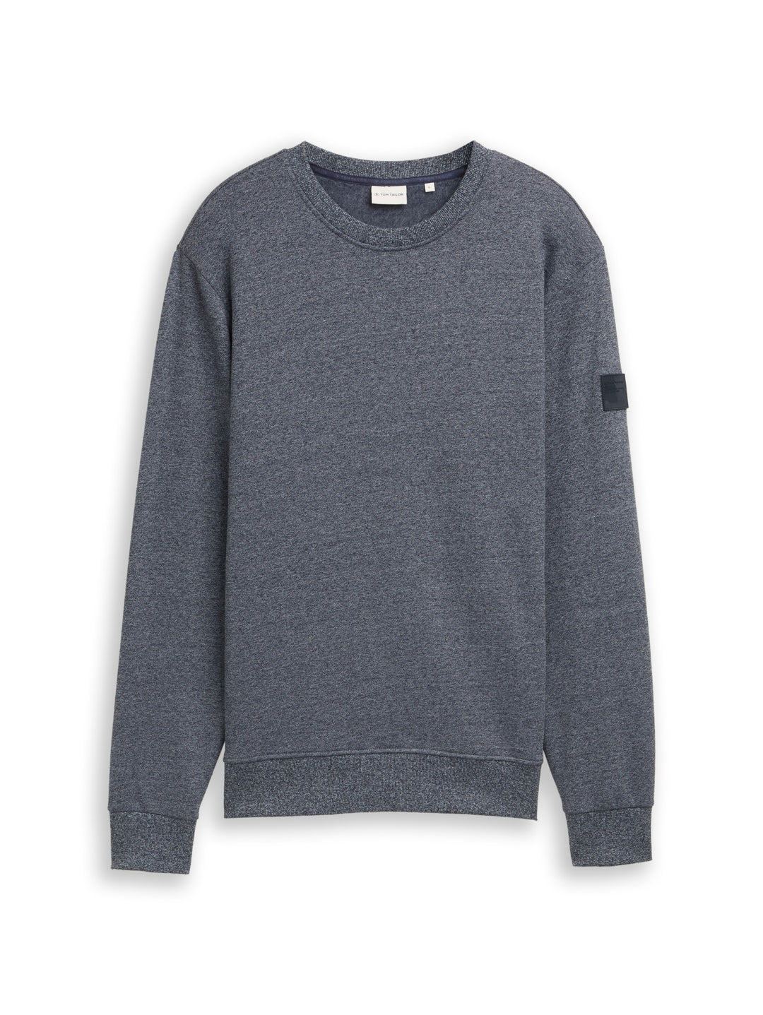 structured crewneck, navy grindle structure 19932 Bild 7
