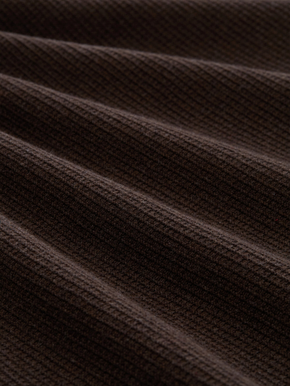 structured knit polo, dark chocolate brown melange 40781 Bild 2