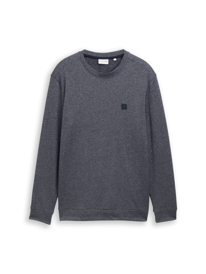 structured longsleeve, navy grindle structure 19932 Bild 1