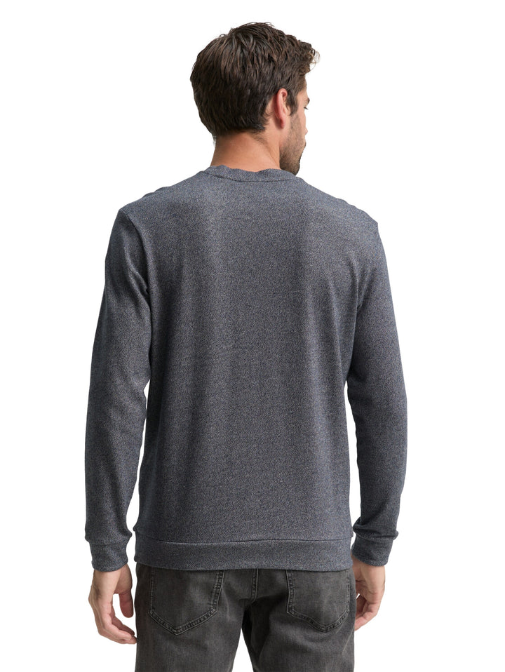 structured longsleeve, navy grindle structure 19932 Bild 4