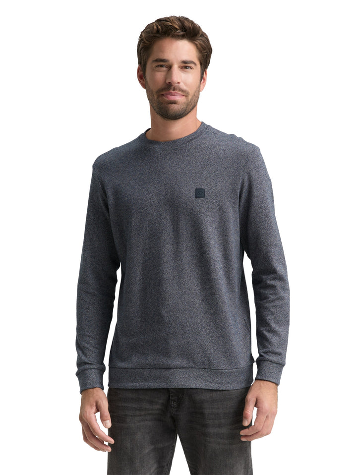 structured longsleeve, navy grindle structure 19932 Bild 6