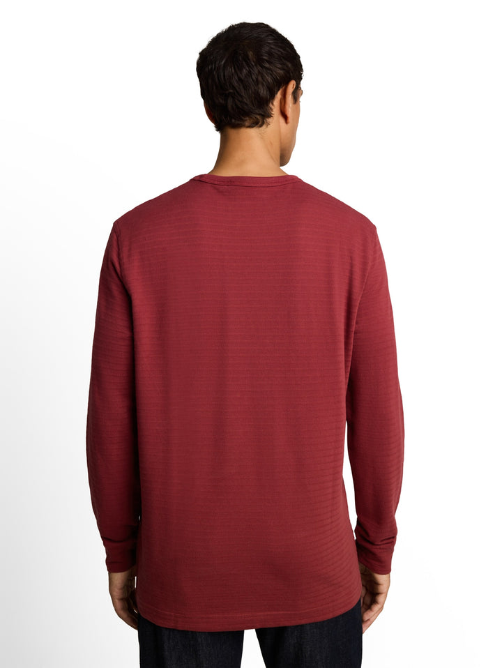 structured longsleeve, pear red 40581 Bild 4