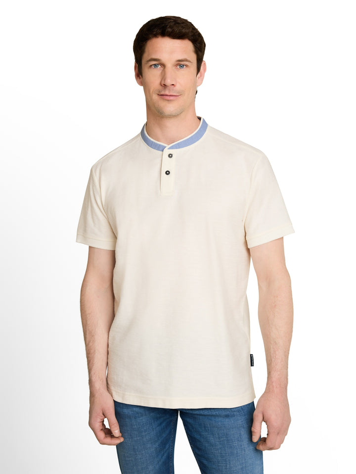 structured polo, Gardenia White 10348 Bild 6