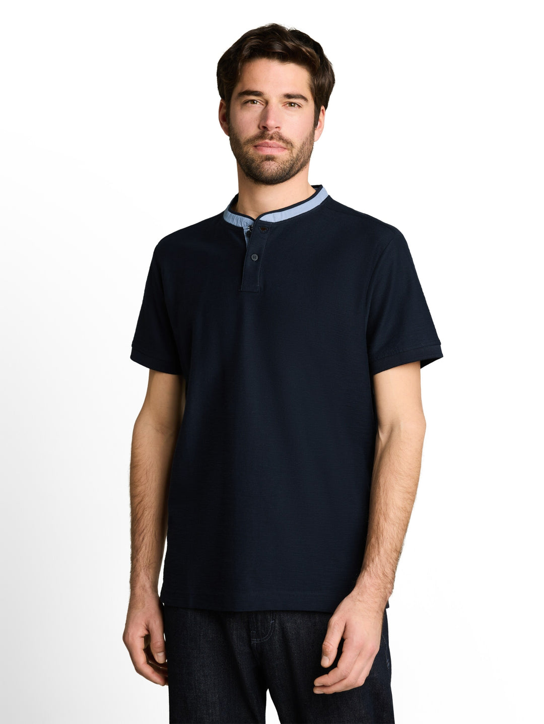 structured polo, sky captain blue 10668 Bild 5
