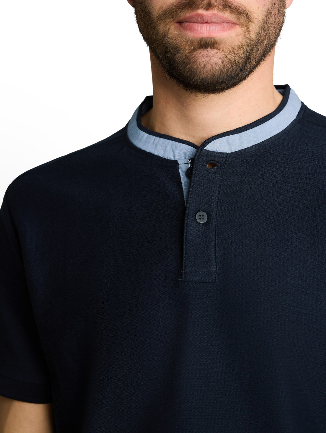 structured polo, sky captain blue 10668 Bild 6