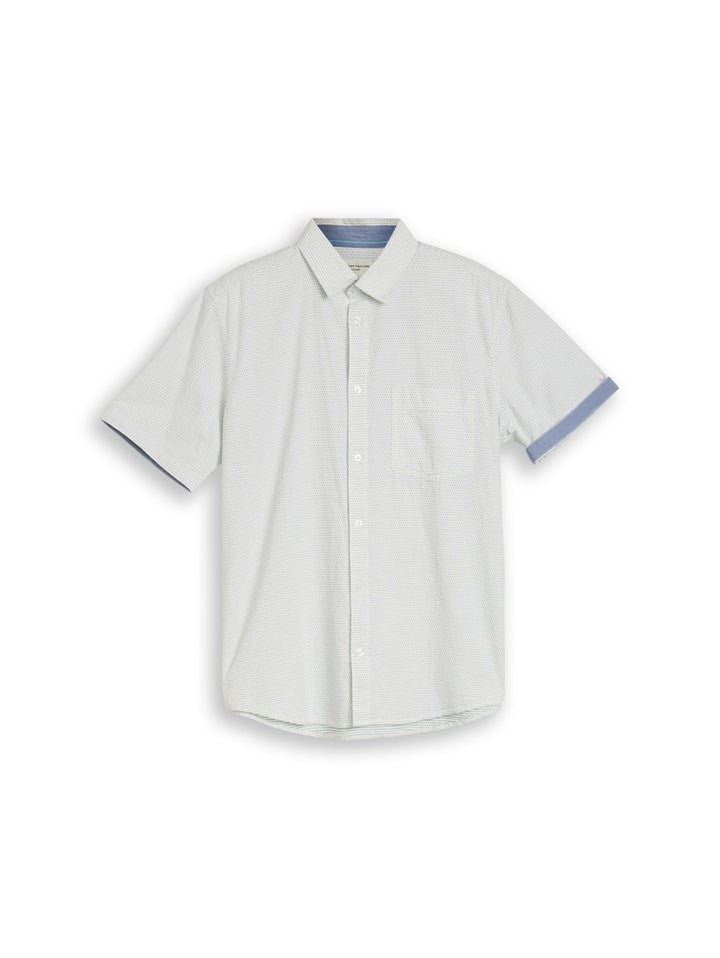 structured shirt, gardenia white dot structure 39667 Bild 1