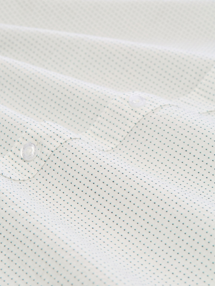 structured shirt, gardenia white dot structure 39667 Bild 2