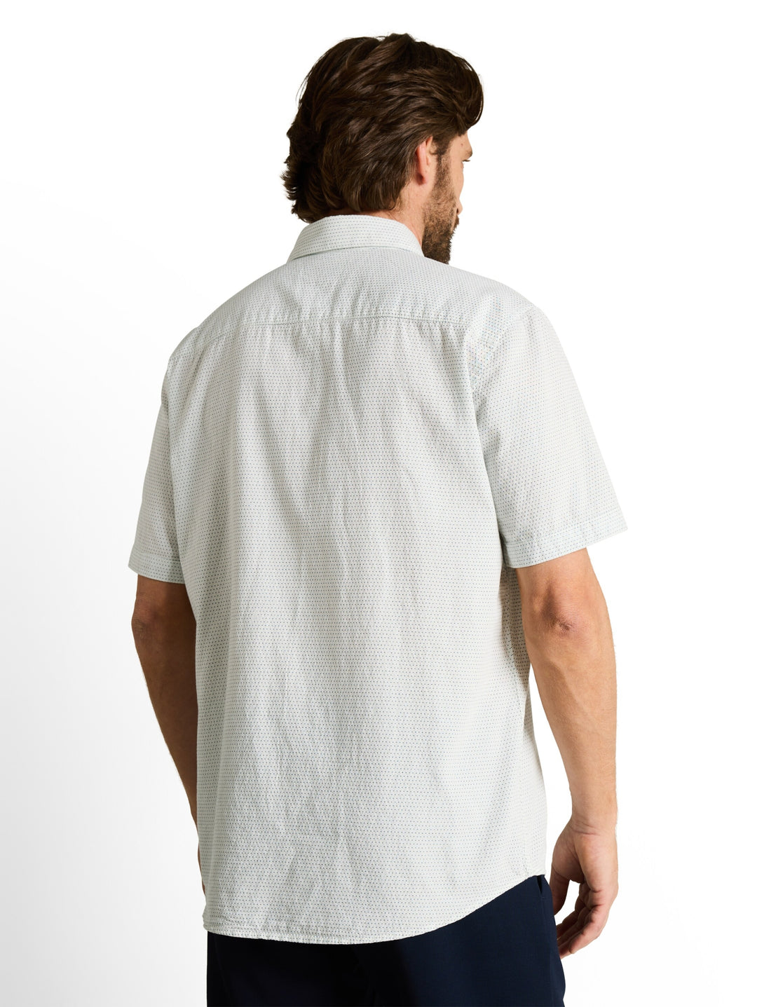 structured shirt, gardenia white dot structure 39667 Bild 4