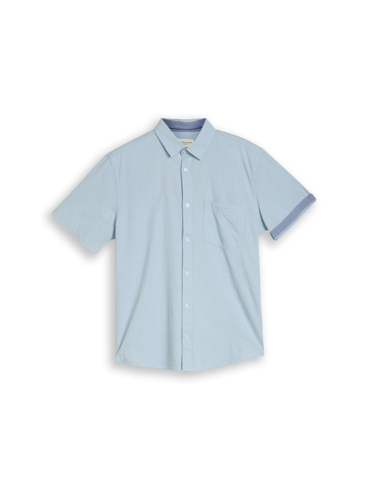 structured shirt, light blue dot structure 39668 Bild 1