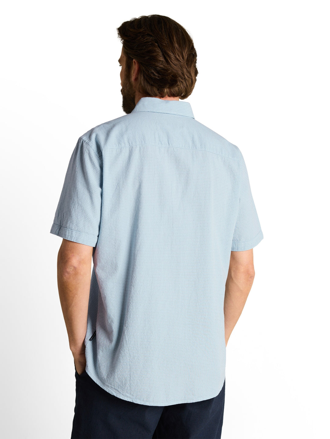 structured shirt, light blue dot structure 39668 Bild 4