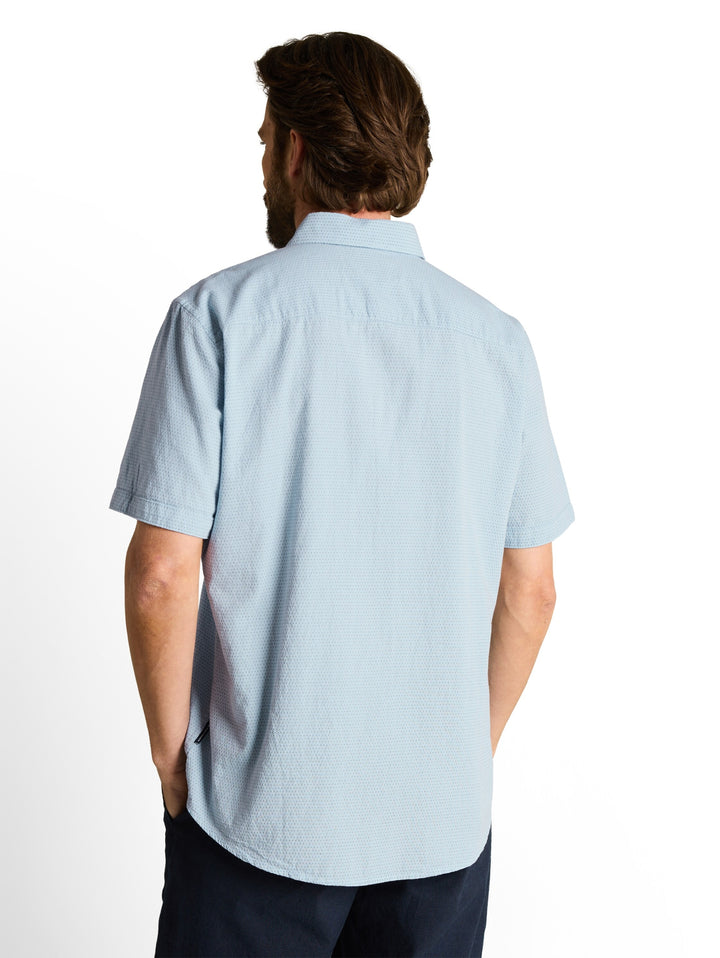 structured shirt, light blue dot structure 39668 Bild 4