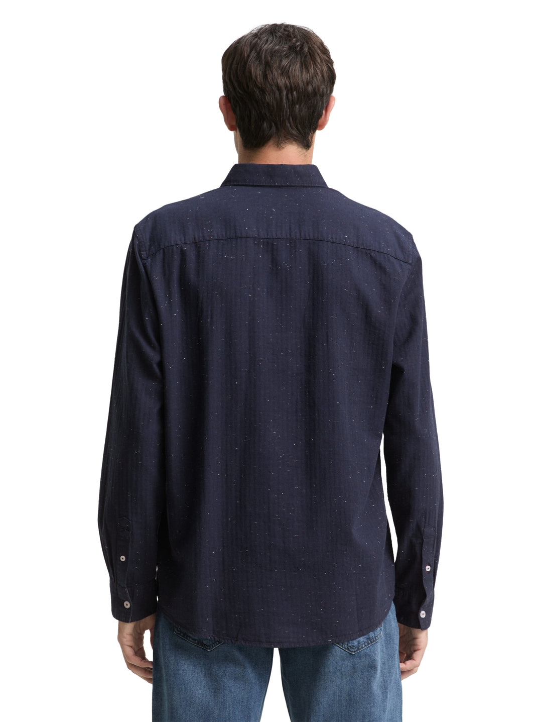 structured shirt, navy nep structure 38953 Bild 4