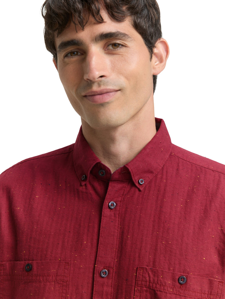 structured shirt, red nep structure 38952 Bild 6