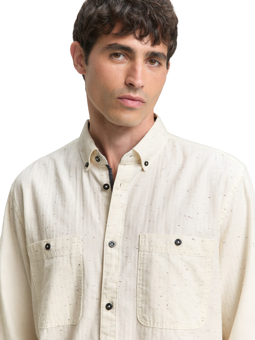 structured shirt, white nep structure 38951 Bild 5