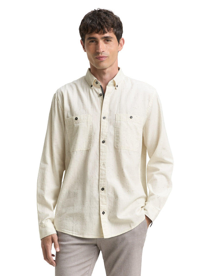 structured shirt, white nep structure 38951 Bild 6
