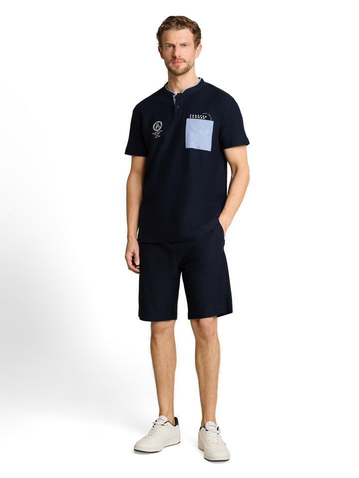 structured shorts, sky captain blue 10668 Bild 5