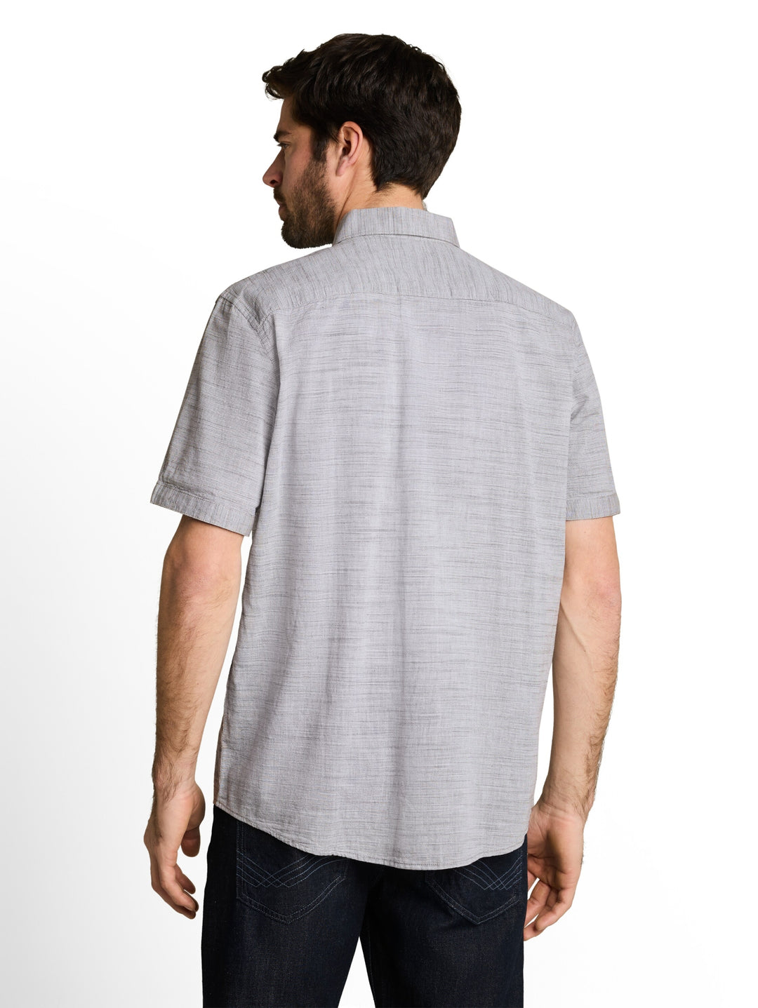 structured slubyarn shirt, leaf green horizontal stripe 40187 Bild 10