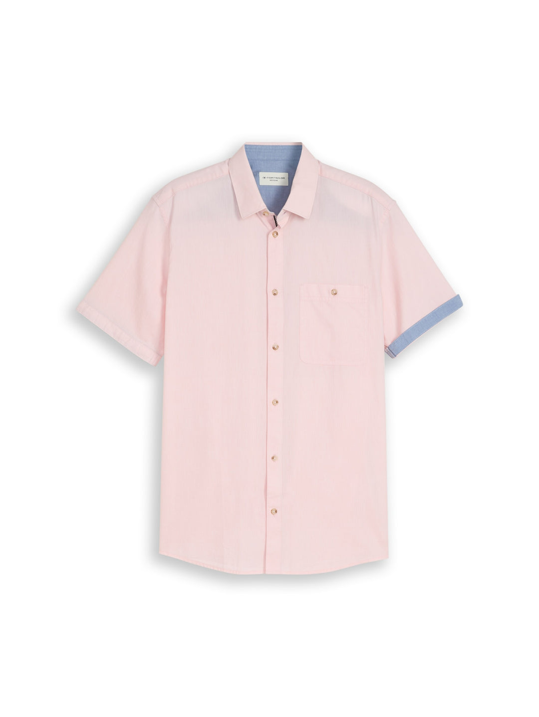 structured slubyarn shirt, pink horizontal structure 39676 Bild 1