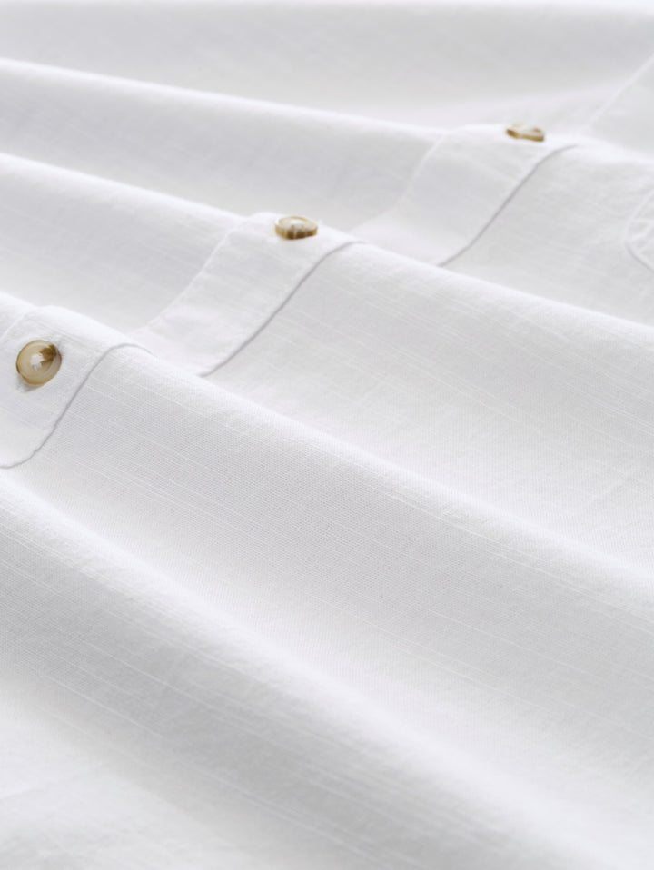 structured slubyarn shirt, White 20000 Bild 2