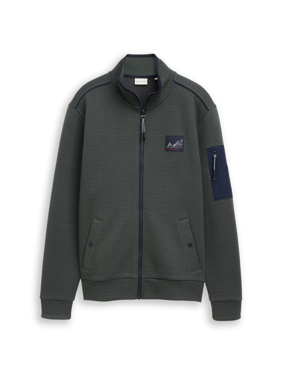 structured stand-up jacket, Darkest Olive 14406 Bild 1