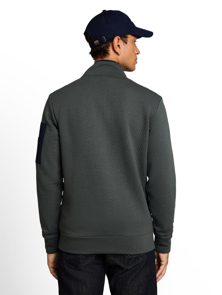 structured stand-up jacket, Darkest Olive 14406 Bild 4