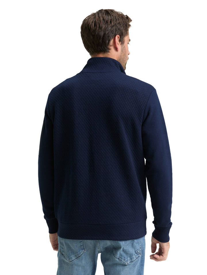 structured stand-up jacket, sky captain blue 10668 Bild 4
