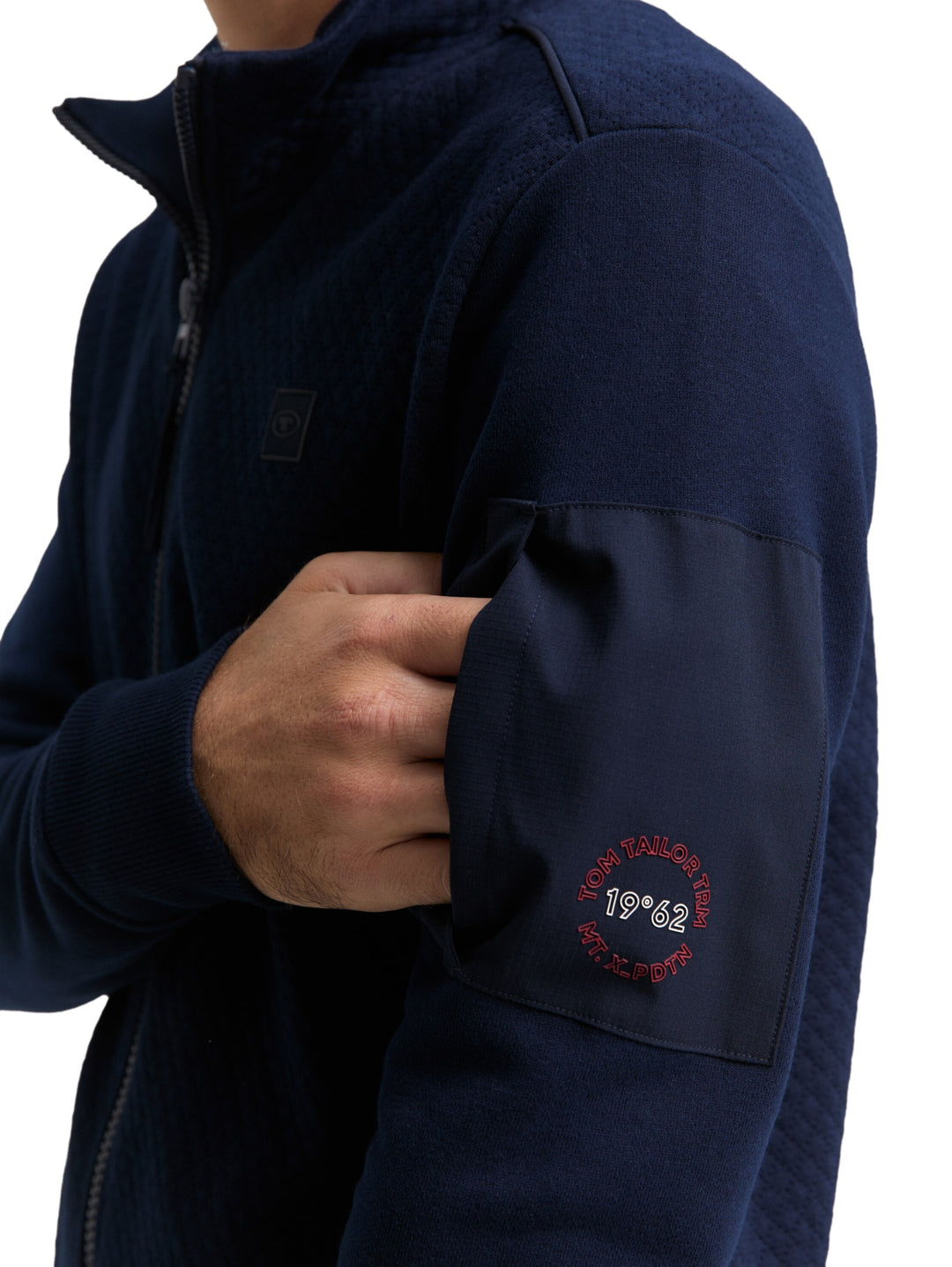 structured stand-up jacket, sky captain blue 10668 Bild 5