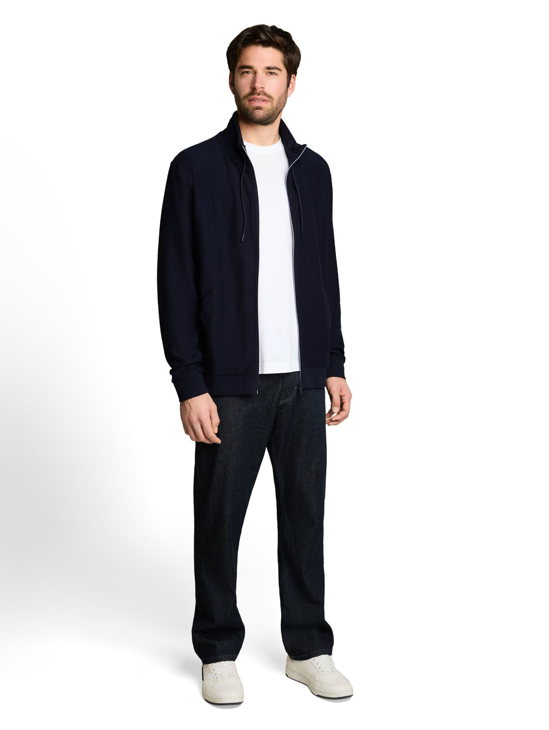 structured stand-up jacket, sky captain blue 10668 Bild 3
