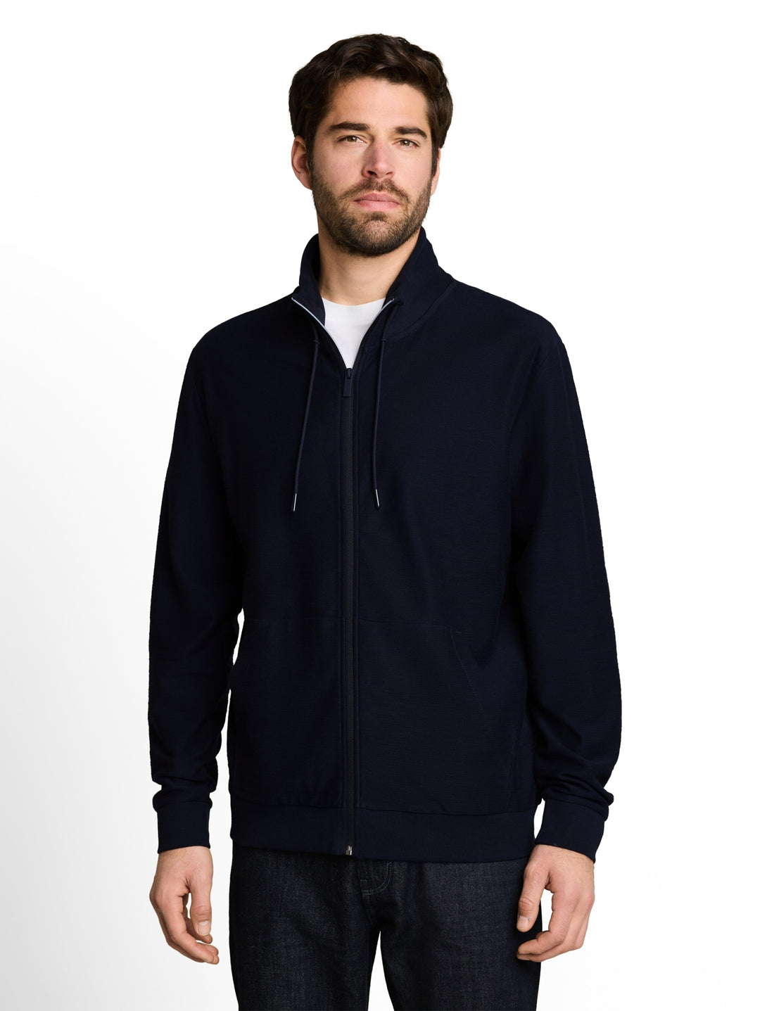 structured stand-up jacket, sky captain blue 10668 Bild 5