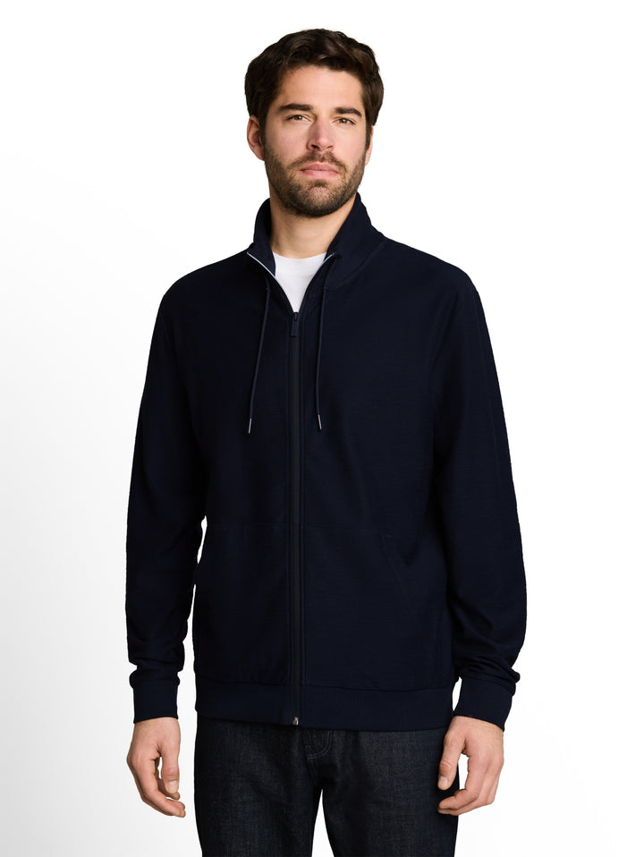 structured stand-up jacket, sky captain blue 10668 Bild 5