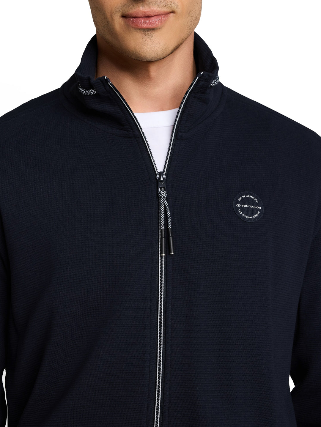 structured stand-up jacket, sky captain blue 10668 Bild 5