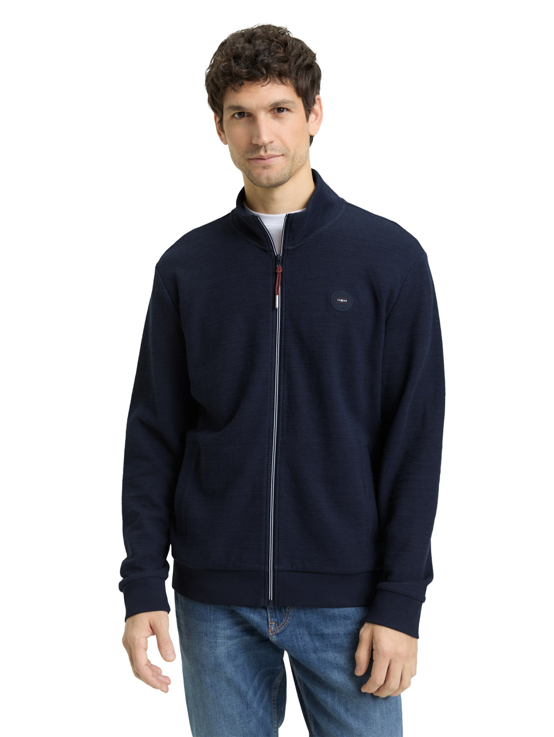 structured stand-up t-shirt ja, sky captain blue 10668 Bild 5